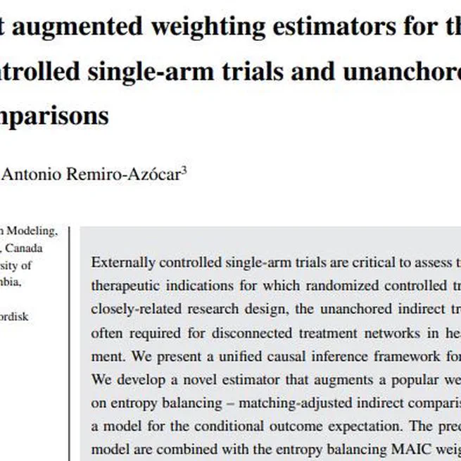 Doubly robust augmented weighting estimators for the analysis of externally controlled single-arm trials and unanchored indirect treatment comparisons